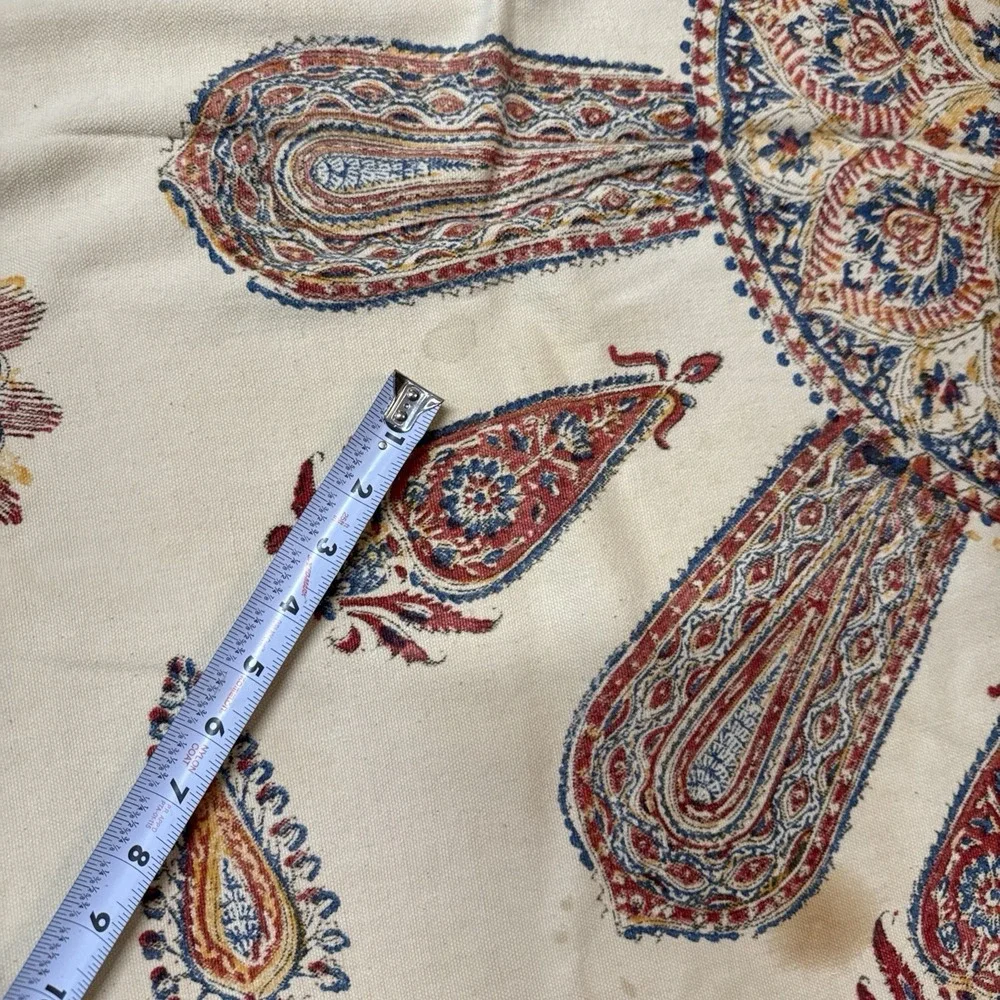 Large VTG Judaica Hebrew Priestly Blessing Peacock Tapestry Wall Hanging 87x58